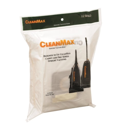 CleanMax Vacuum Bags for Pro-Series, Cadet and Nitro, 12 Pack